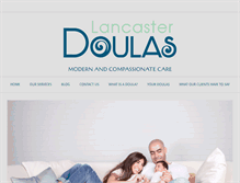 Tablet Screenshot of lancasterdoulas.com